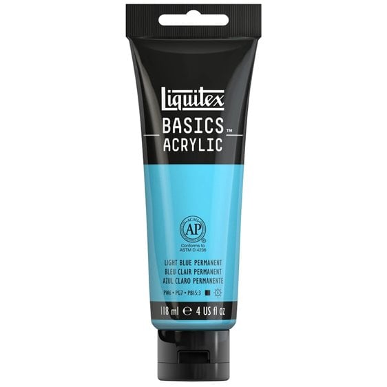Liquitex 118 Ml Basics 770 Light Blue Permanent