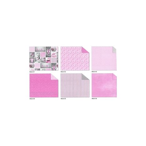 Χαρτόνι Ursus 50x68 300gr Pauline Pink Ass