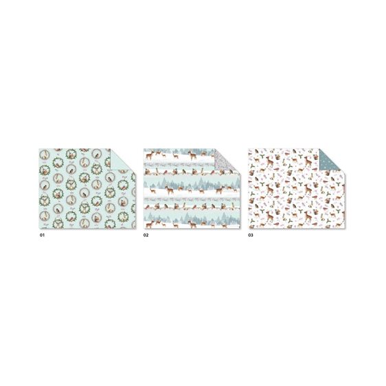 Χαρτόνι Ursus 50x70 300gr Winter Dream Assorted