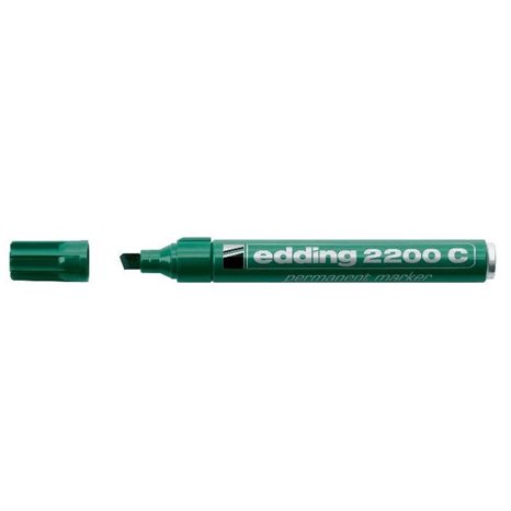 Μαρκαδόρος Edding 2200C Ανεξίτηλος Στρογγυλή Μύτη 1.5-3mm Πράσινος
