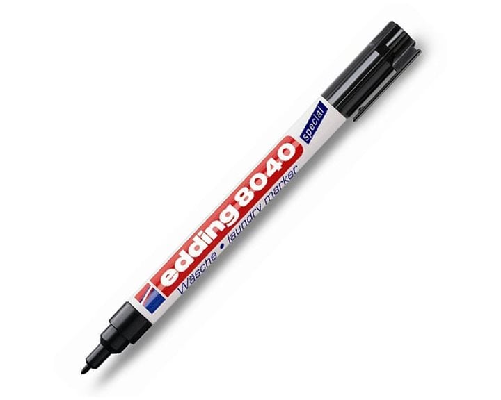 Μαρκαδόρος Edding 8040 Υφασμάτων 1mm Μαύρος