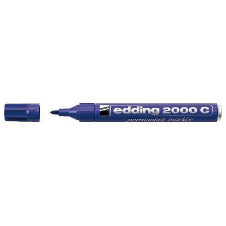Μαρκαδόρος Edding 2000C Ανεξίτηλος Στρογγυλή Μύτη 1.5-3mm Μώβ