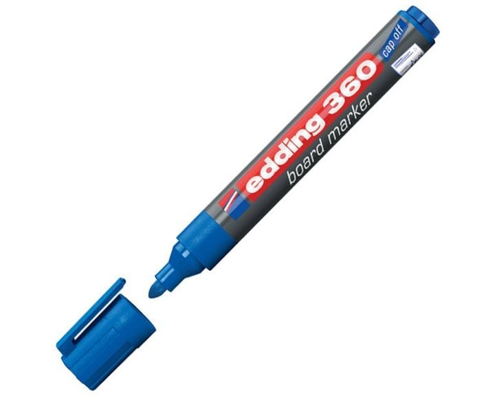 Μαρκαδόρος Edding 360XL Ασπροπίνακα 1.5-3mm Μπλέ