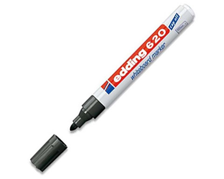 Μαρκαδόρος Edding 620 Ασπροπίνακα 1.5-3mm Μαύρος