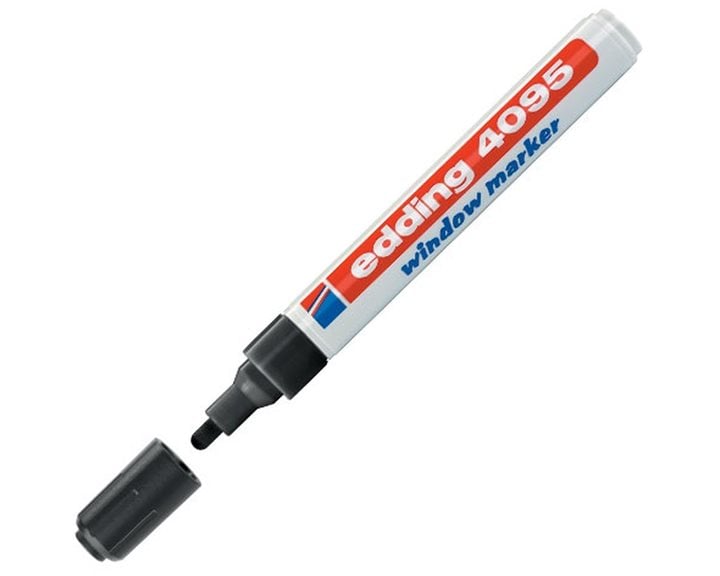 Μαρκαδόρος Edding 4095 Παραθύρων Στρογ.Μύτη 2-3mm Μαύρος