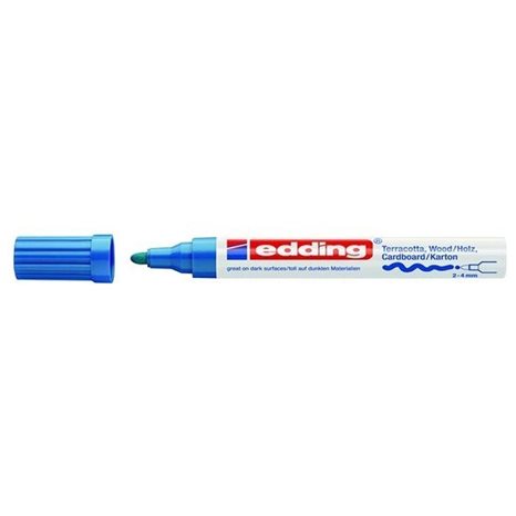 Μαρκαδόρος Edding 4000 Διακόσμησης 2-4mm Στρογγυλή Μύτη Μπλέ