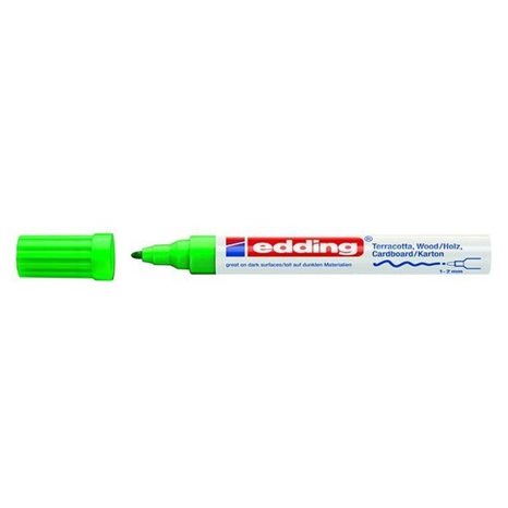 Μαρκαδόρος Edding 4040 Διακόσμησης 1-2mm Στρογγυλή Μύτη Πράσινο