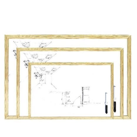 Ασπροπίνακας Morexpor 40x60cm Ξύλινη Κορνίζα