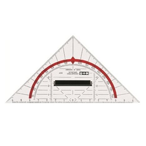 Τρίγωνο M+R 18cm Γεωδετικό Με Λαβή 2318