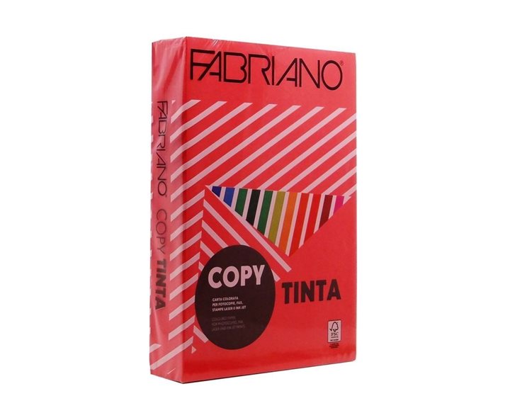 Χαρτί Φωτοτυπικό Α4 Fabriano 160gr 250φ. Deep Colour Rosso
