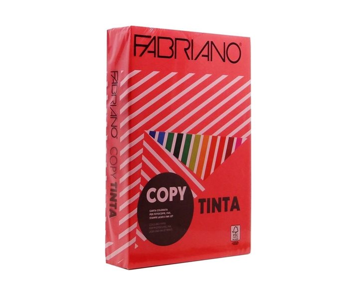 Χαρτί Φωτοτυπικό Α4 Fabriano 80gr 500φ. Deep Colour Rosso