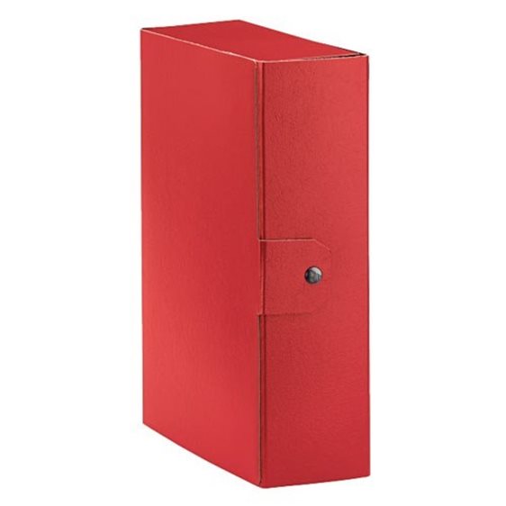 Κουτί Αρχείου Esselte Φίμπερ Κουμπί 10cm C3016 Kόκκινο