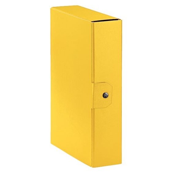 Κουτί Αρχείου Esselte Φίμπερ Κουμπί 8cm C2809 Κίτρινο