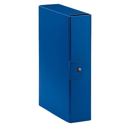 Κουτί Αρχείου Esselte Φίμπερ Κουμπί 8cm C2805 Μπλε