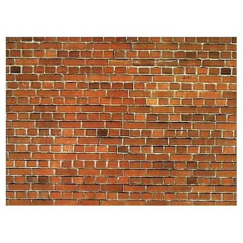 Υλικά Μακέτας Τοίχος Carton wall red brick 32x15cm
