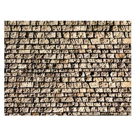 Υλικά Μακέτας Τοίχος Carton wall cut quarrystone 32x15cm