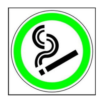 Πινακίδα Σήμανσης Infosign Forex Pvc Φ13cm Χώρος Καπνιστών 16818
