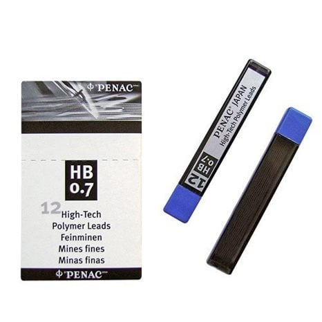 Ανταλλακτικές Μύτες Penac 0.7mm HB 12pcs