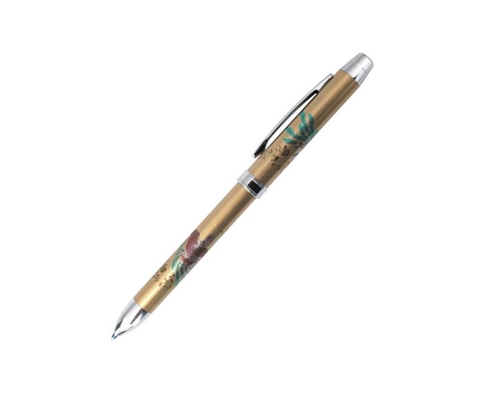 Multifunction Pen Penac Makie Hoo-oo Gold (Μπλε,Κόκκινο,Μολύβι)