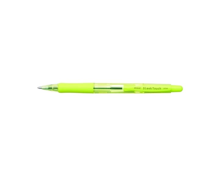 Στυλό Penac Sleek Touch 1.0mm Μπλε Γραφή Pastel Colors Κίτρινο