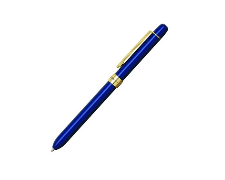 Multifunction Pen Penac Slim Gold (Μπλε,Κόκκινο,Μολύβι) Σκούρο Μπλε