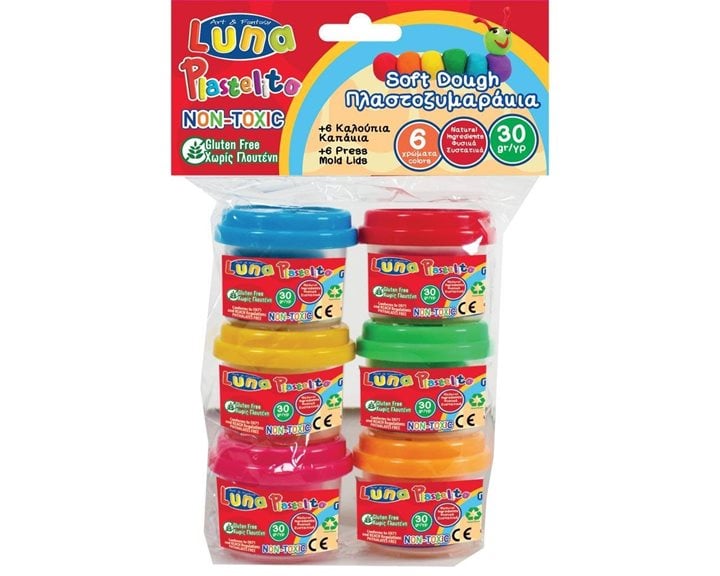 Πλαστοζυμαράκι Luna 6x30gr 000620527
