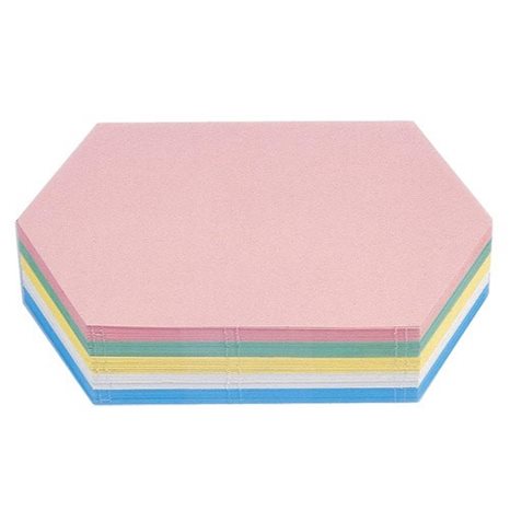 Κάρτες Επικοινωνίας Εξαγωνικές 29.7χ16.5cm 250τμχ 5 Χρωμάτων