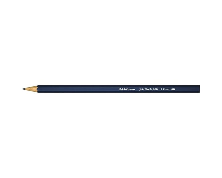 Μολύβι ErichKrause Jet Black 100 HB 2.2mm