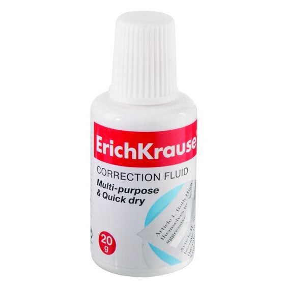 Διορθωτικό Υγρό ErichKrause 20ml Σφουγγάρι 13812