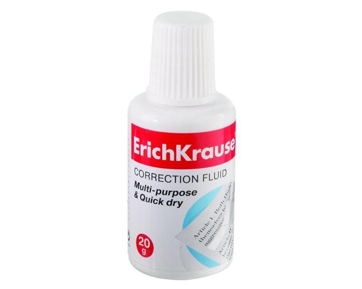 Διορθωτικό Υγρό ErichKrause 20ml Σφουγγάρι 13812