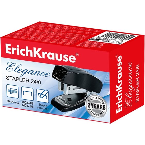 Συρραπτικό ErichKrause Elegance No24/6 20φ Μαύρο 2183