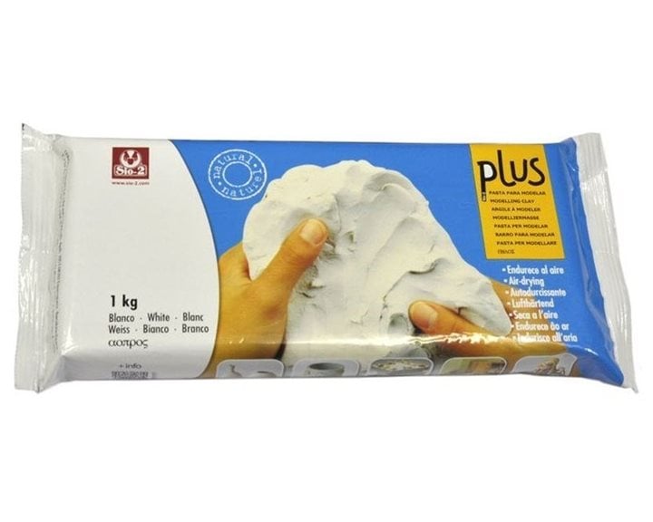 Πηλός Plus 1000gr Λευκός