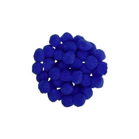 Pompons I-Mondi Μπλε 25mm 50τεμ.