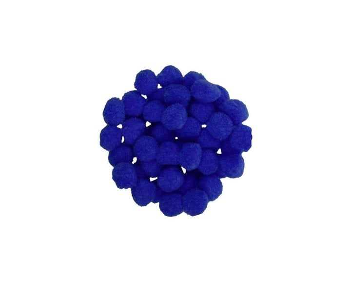 Pompons I-Mondi Μπλε 25mm 50τεμ.