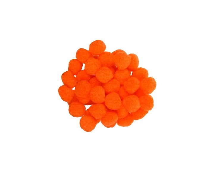 Pompons I-Mondi Πορτοκάλι 25mm 50τεμ.