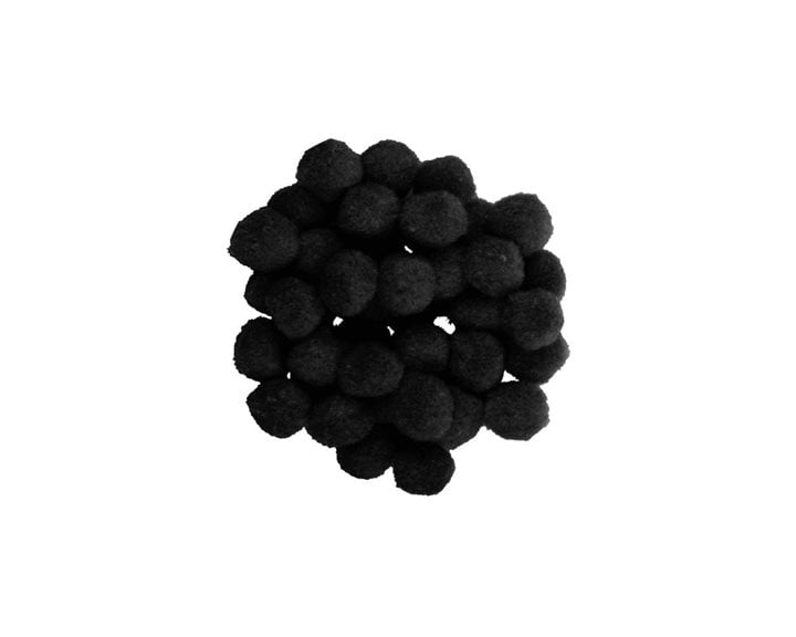 Pompons I-Mondi 25mm 50τεμ. Μαύρο