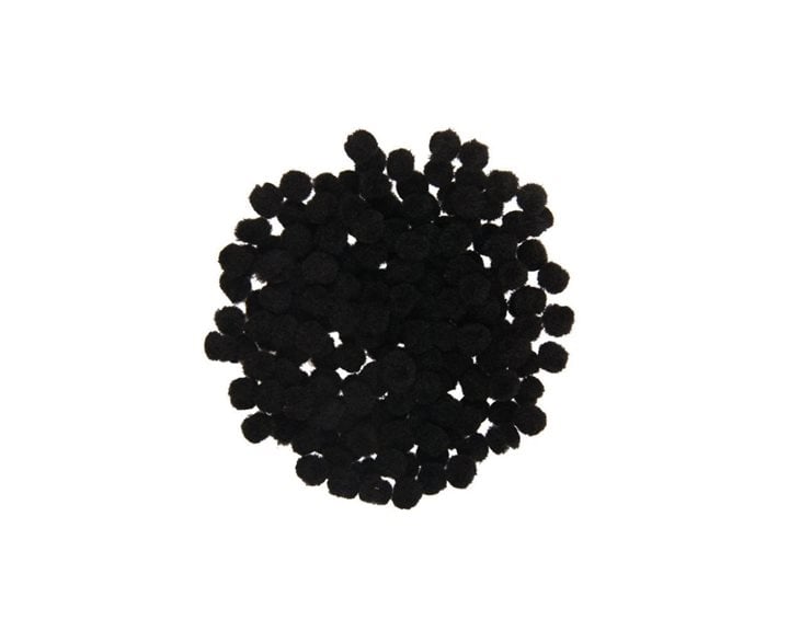 Pompons I-Mondi 10mm Μαυρο Χρώμα 200τεμ.