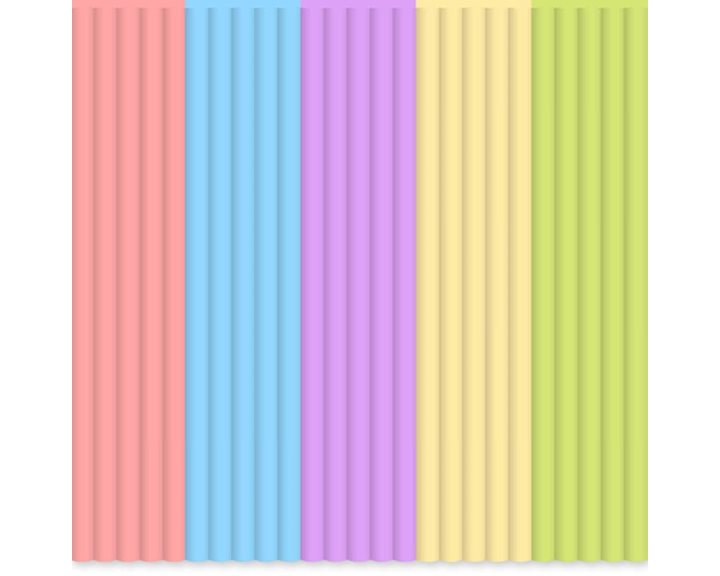3Doodler PLA Strands Pretty Pastels 25Τεμ