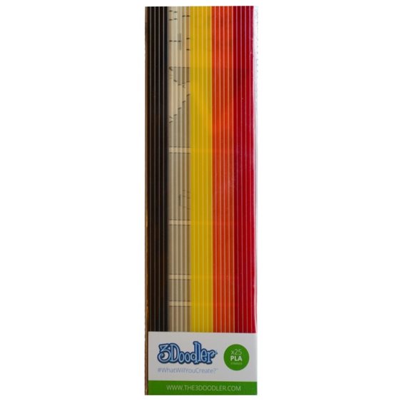 3Doodler PLA Mix Strands Clearly Autumn 25Τεμ