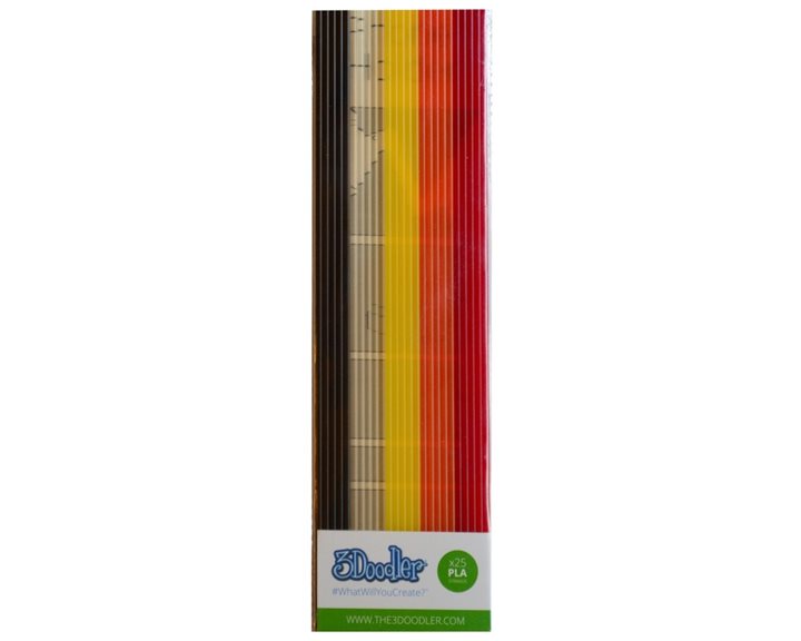 3Doodler PLA Mix Strands Clearly Autumn 25Τεμ