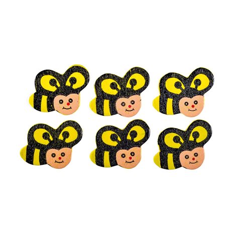 Μέλισσες Ξύλινες Junior 6Pcs
