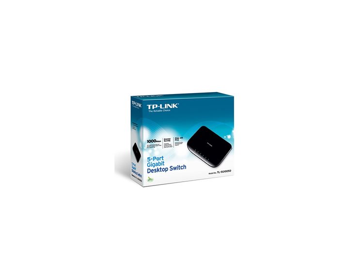 TP-LINK Switch 10/100/1000 Mbps 5 Ports V9.20 (TL-SG1005D) (TPTL-SG1005D)