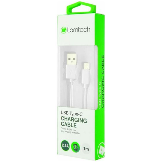 Lamtech Datacable Type C 1m White