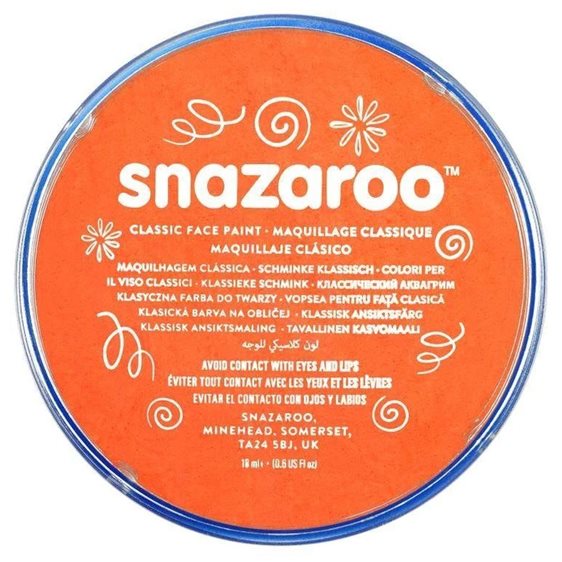 Snazaroo 18ml Κρέμα Face Painting Classic Orange