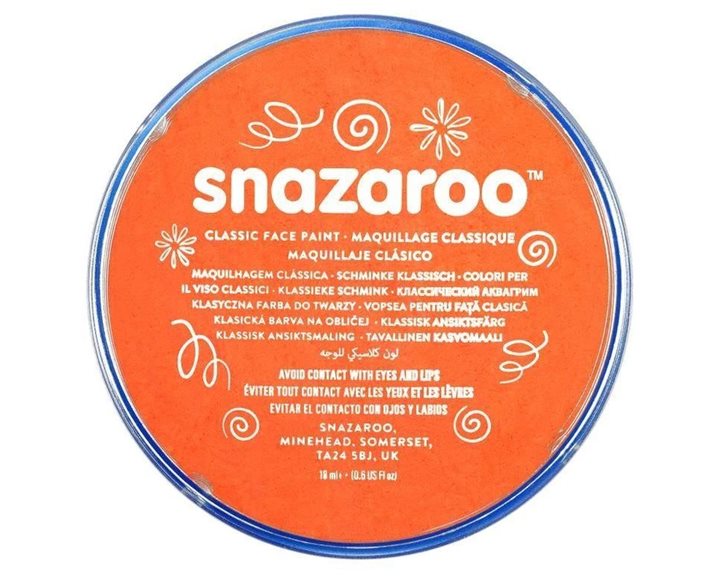 Snazaroo 18ml Κρέμα Face Painting Classic Orange