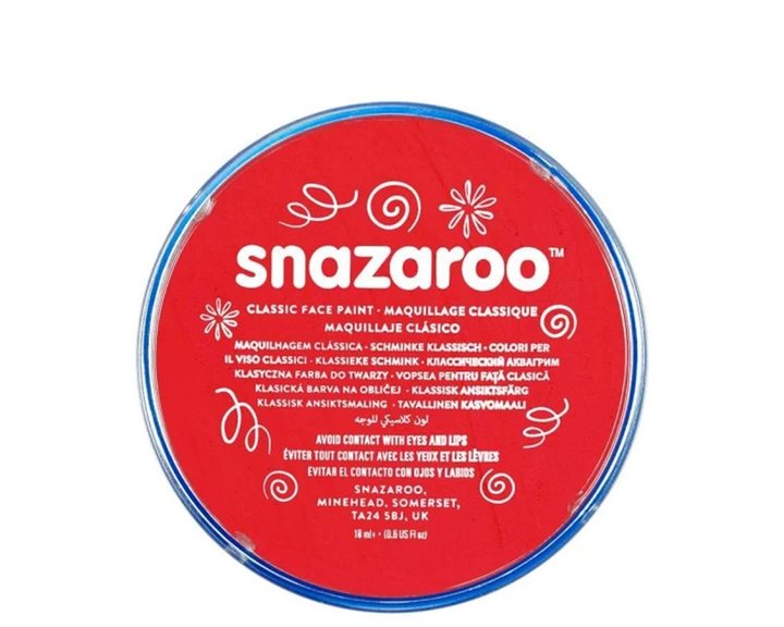 Snazaroo 18ml Κρέμα Face Painting Classic Bright Red