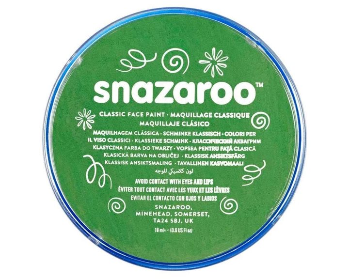 Snazaroo 18ml Κρέμα Face Painting Classic Grass Green