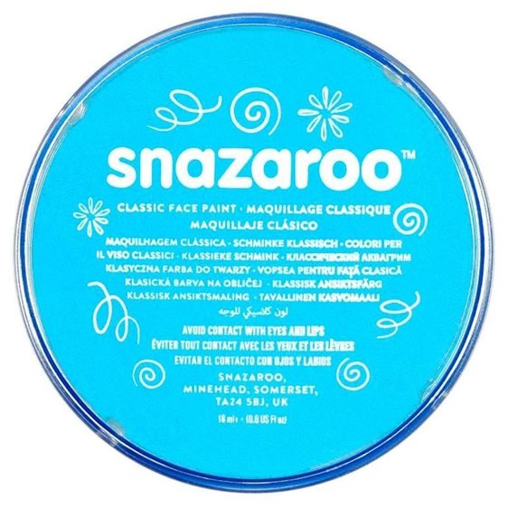 Snazaroo 18ml Κρέμα Face Painting Classic Turquoise