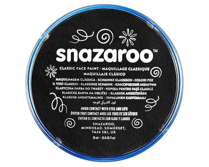 Snazaroo 18ml Κρέμα Face Painting Classic Black