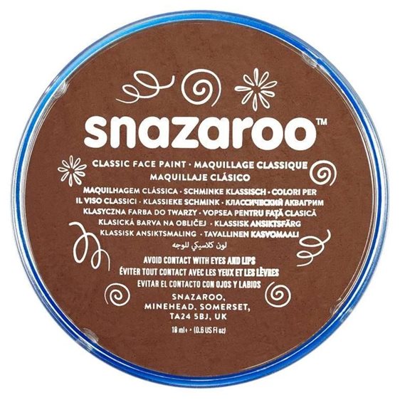 Snazaroo 18ml Κρέμα Face Painting Classic Light Brown